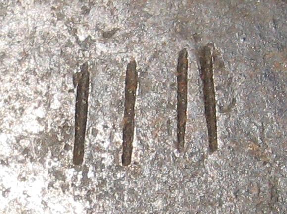 1982.0222 (inscription) Plate Latch