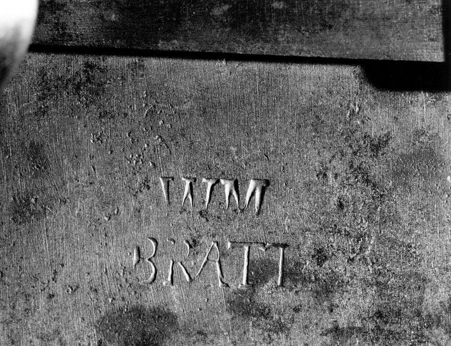 1982.0233 Latch, maker's mark