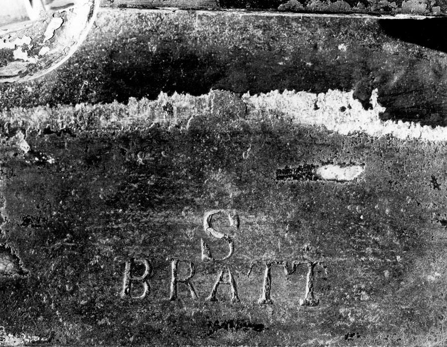 1982.0237 Latch, maker's mark