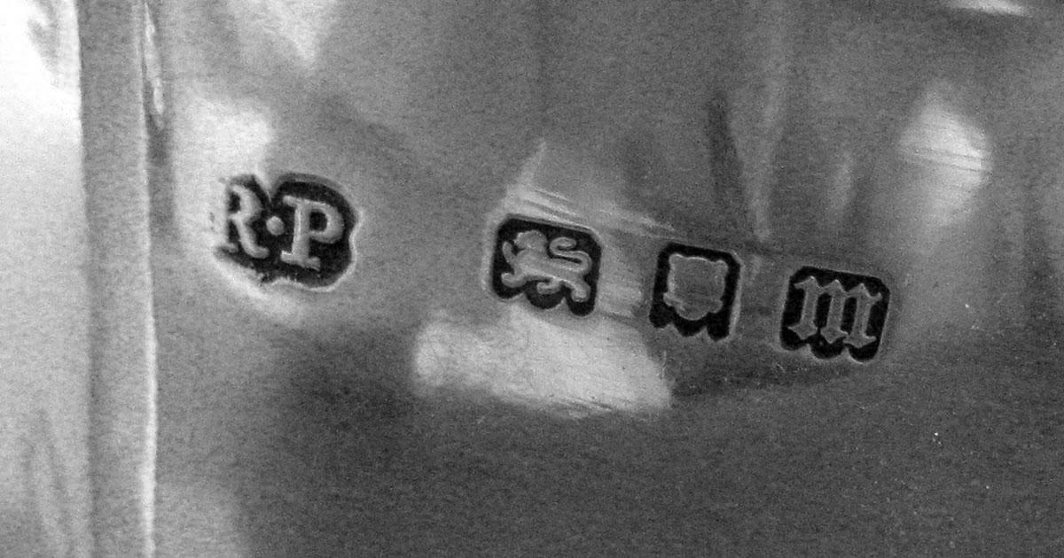 1982.0272.003 Silver Cream Pot marks
