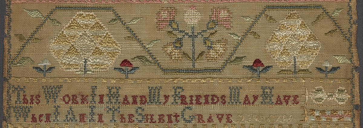 1982.0284 Sampler, Detail 3