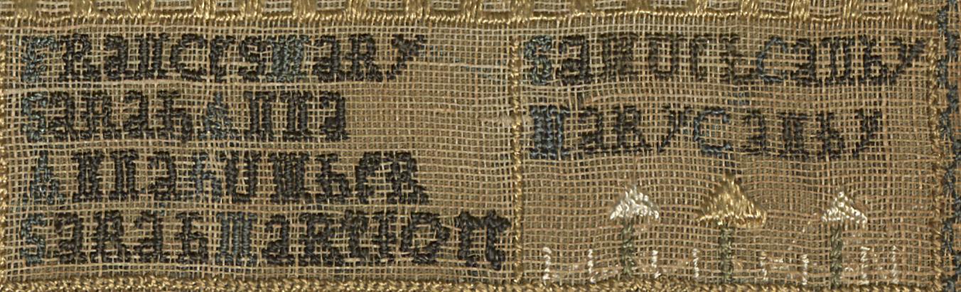 1982.0284 Sampler, Detail 8