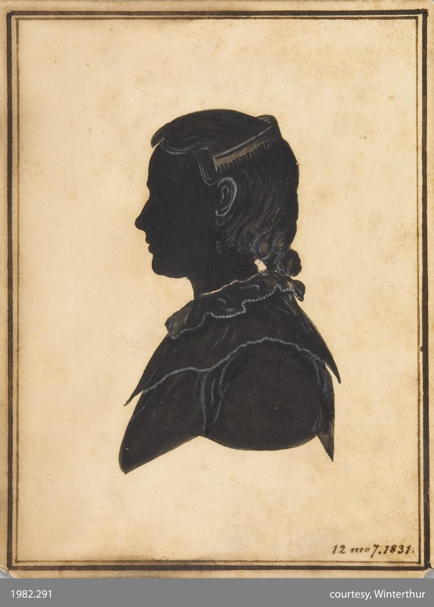 1982.0291 Silhouette, Anna M Ferris