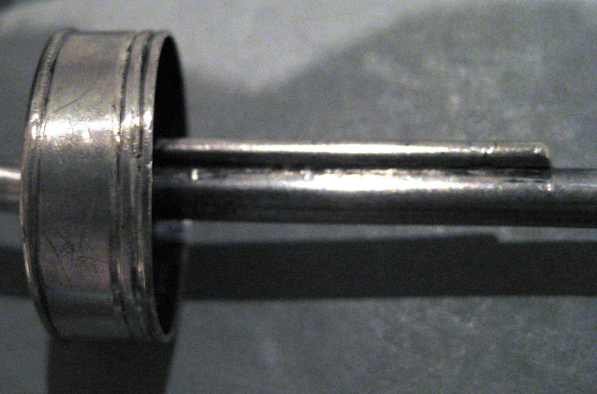 1982.0313 Silver Baby Feeder detail 2