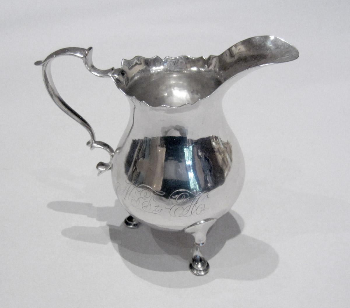 1957.1369 Silver Cream Pot side 2