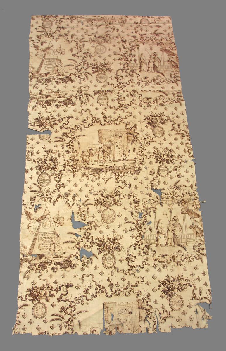 1982.0325 textile, printed obverse
