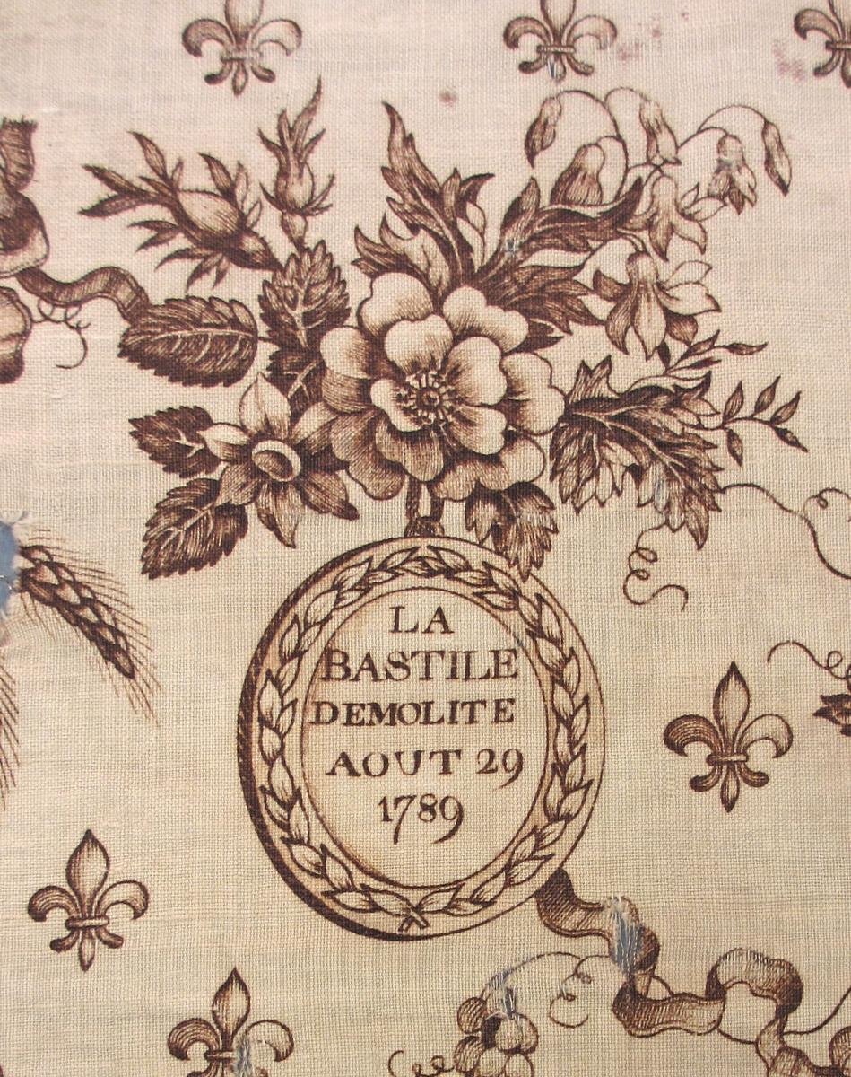 1982.0325 textile, printed detail 3