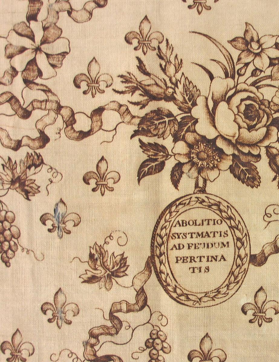 1982.0325 textile, printed detail 5