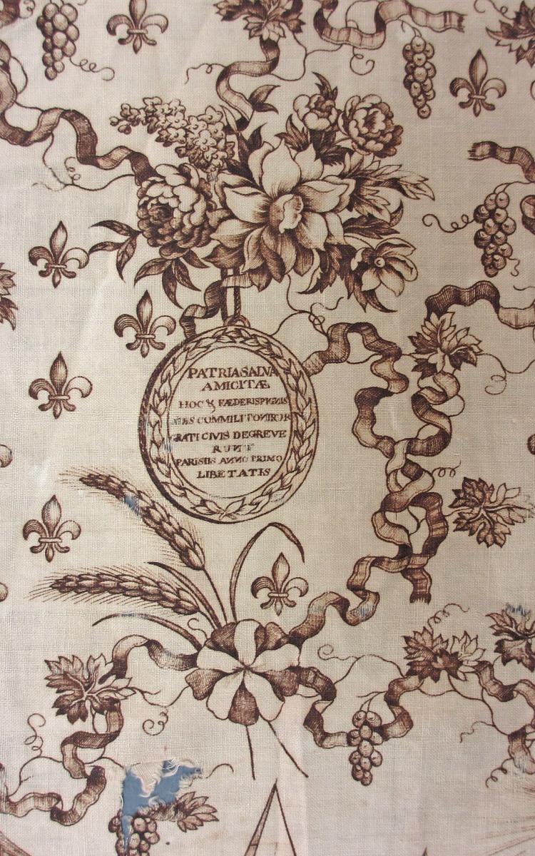 1982.0325 textile, printed detail 6