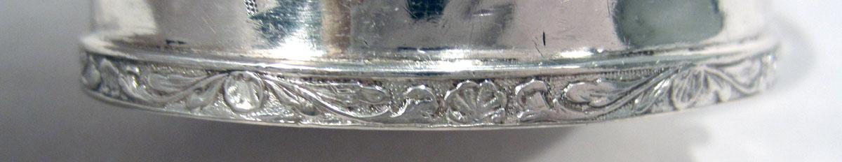 1957.1370 Silver Cup detail footrim