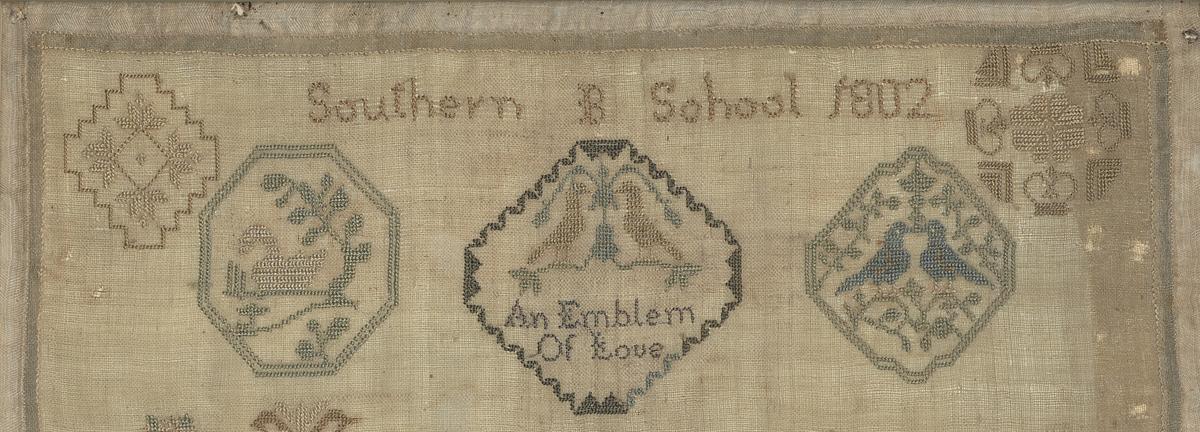1982.0329 Sampler, Detail