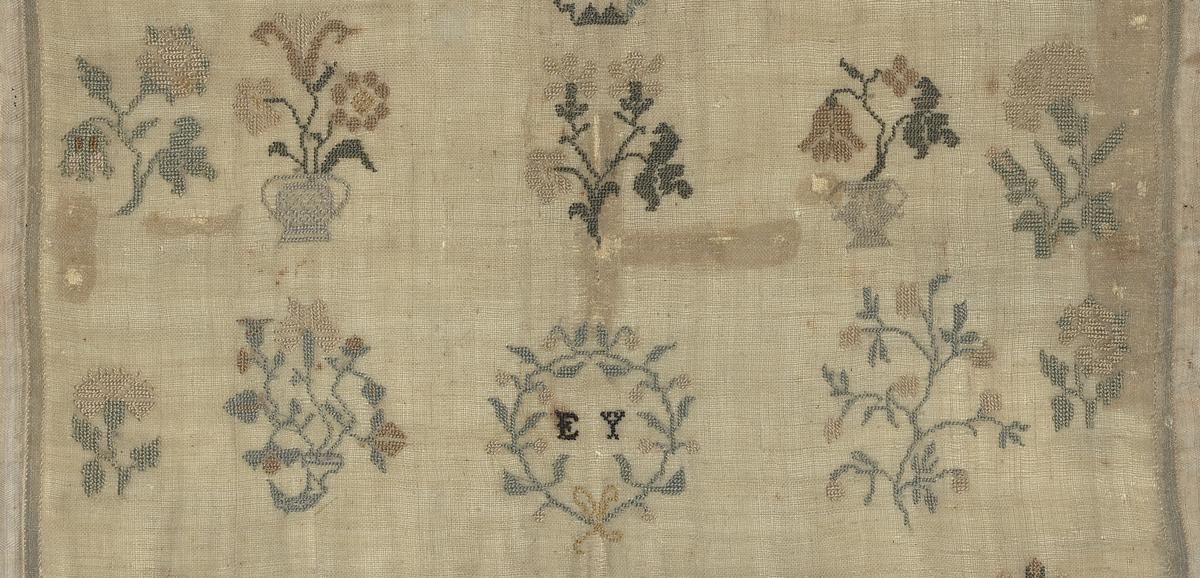 1982.0329 Sampler, Detail 2