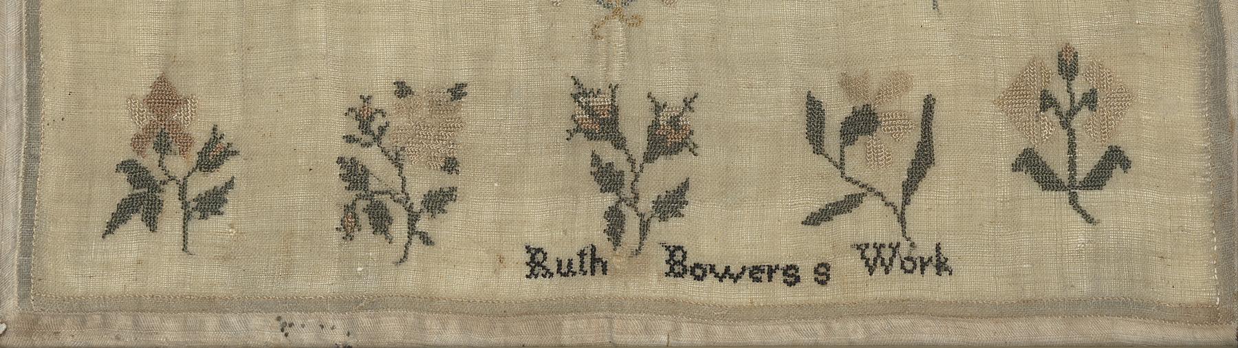 1982.0329 Sampler, Detail 3