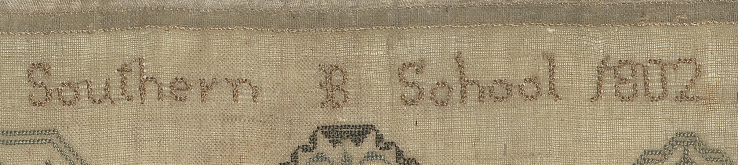1982.0329 Sampler, Detail 4