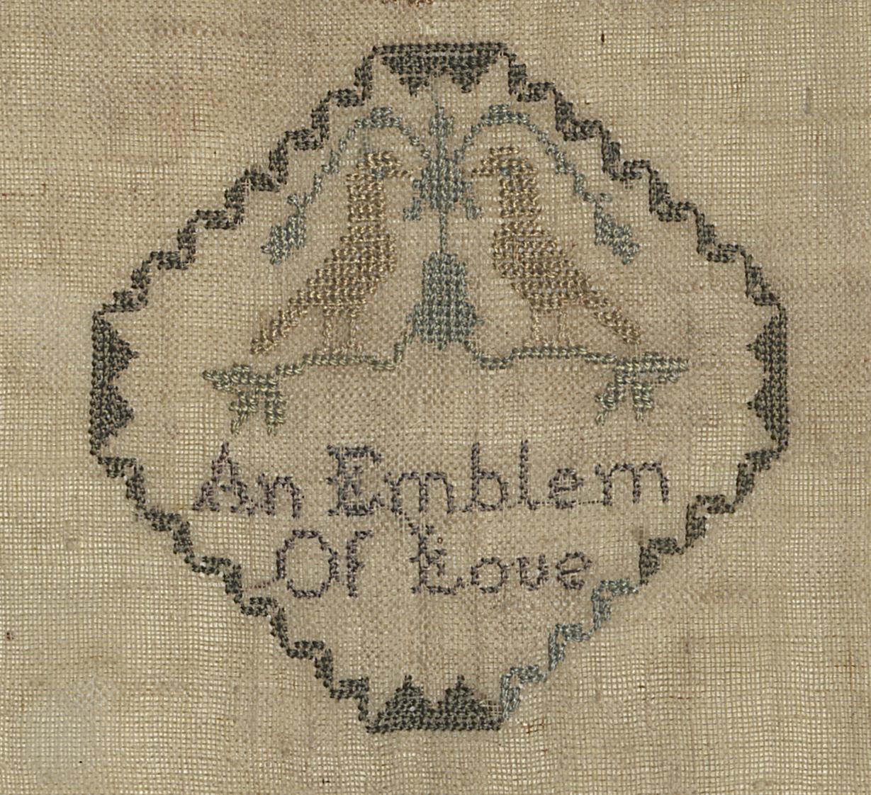 1982.0329 Sampler, Detail 5