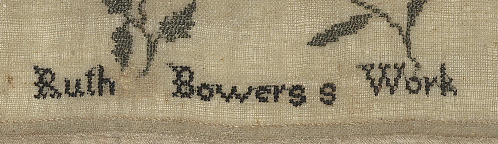 1982.0329 Sampler, Detail 7