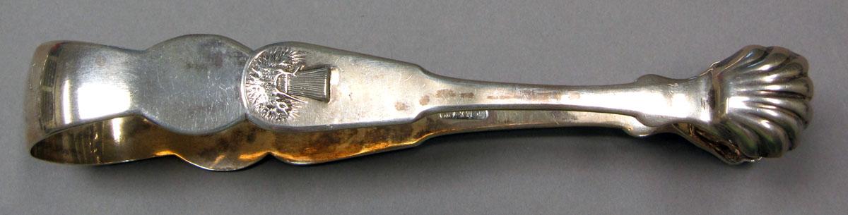 1957.1373 Silver Tongs view 2