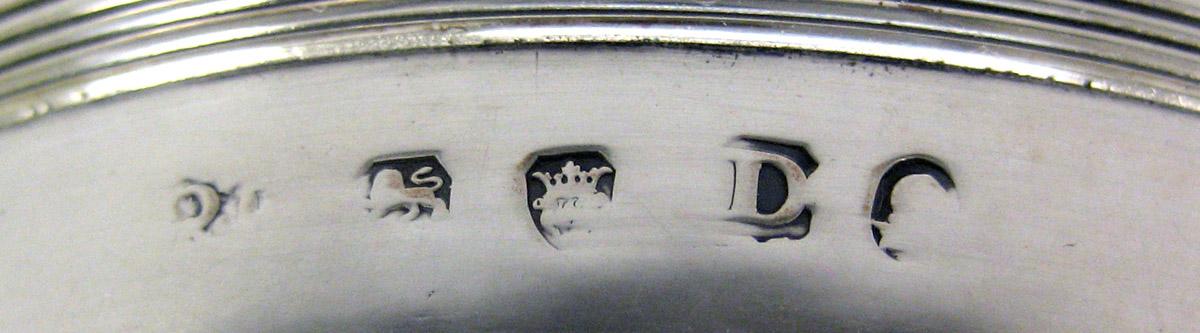 1983.0007 A-C Silver Wine funnel mark