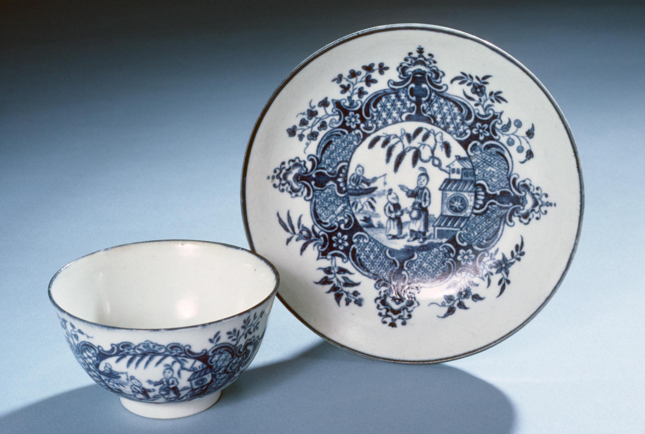 1983.0025 A, B Teabowl and Saucer