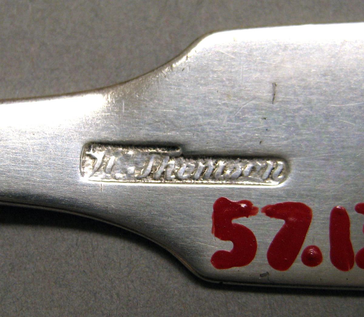 1957.1383 Silver Spoon mark