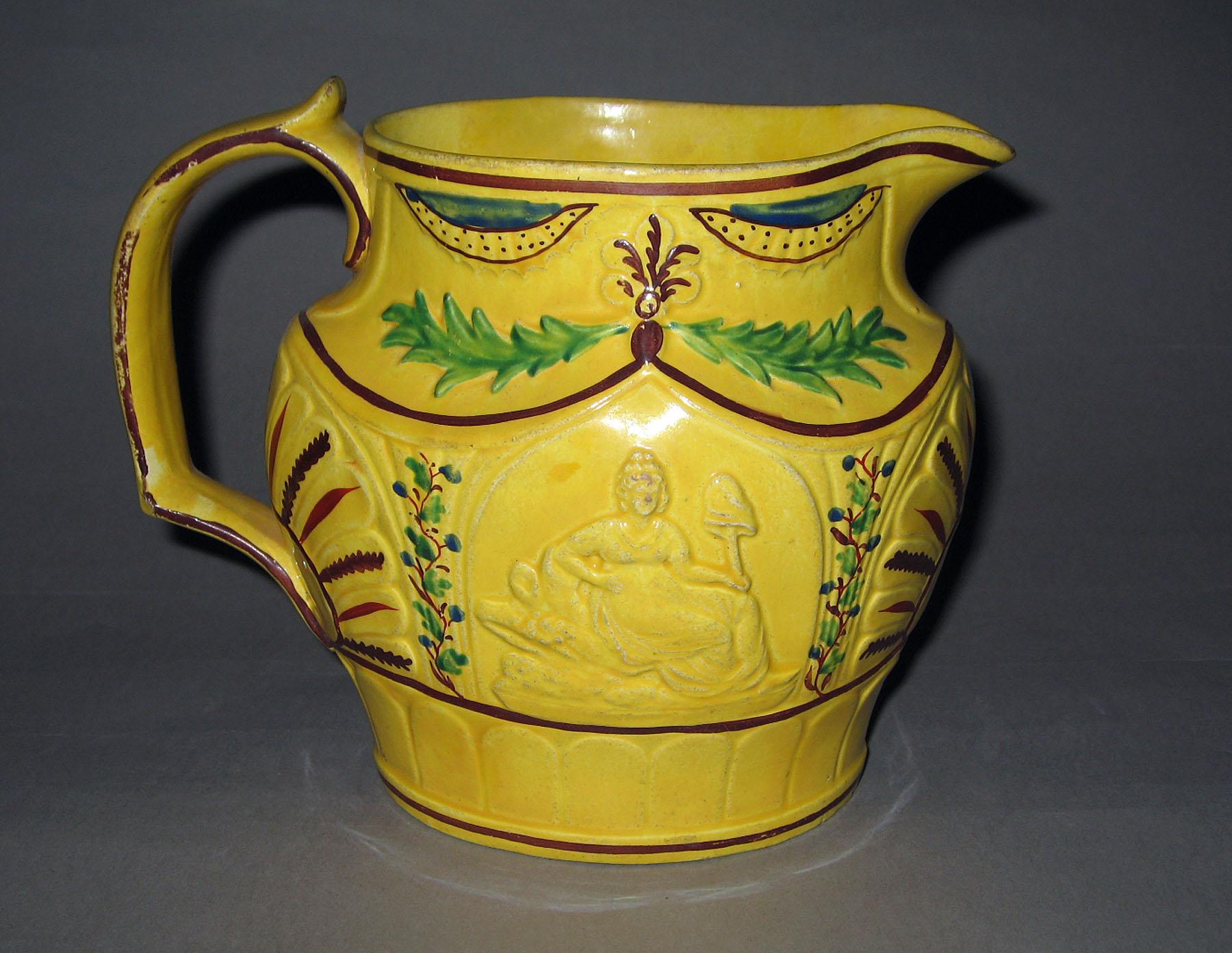 1983.0050 Earthenware jug (side A)