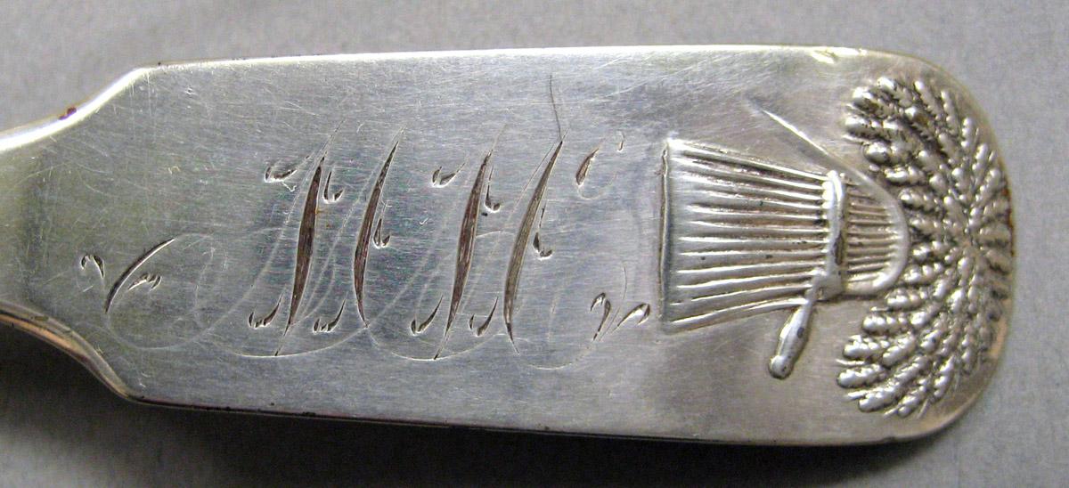 1957.1384 Silver Spoon engraving