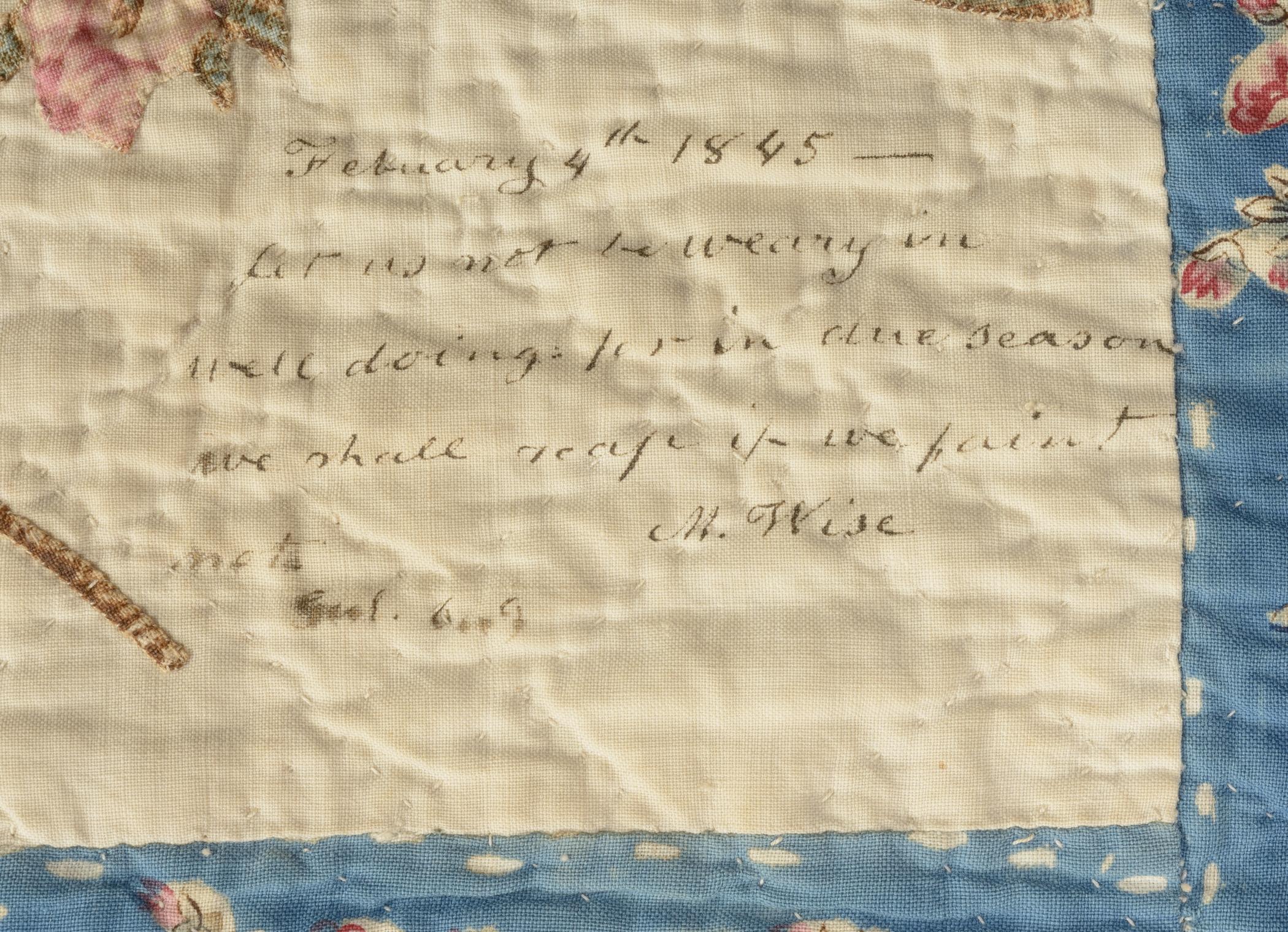 1983.0058 Quilt, detail 9