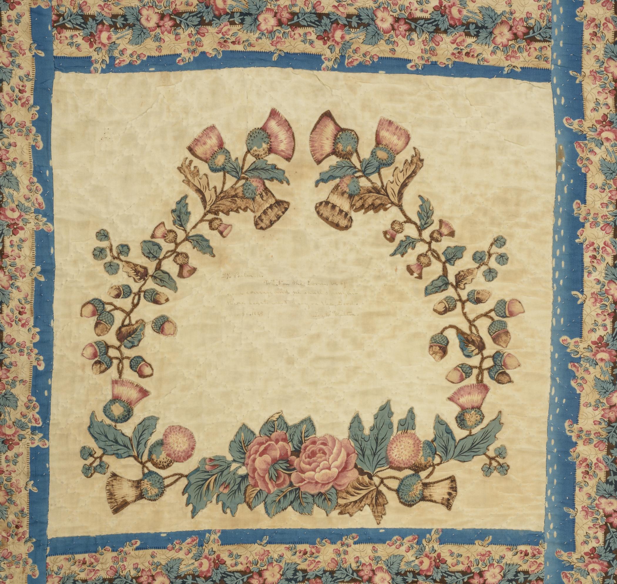 1983.0058 Quilt, detail 30