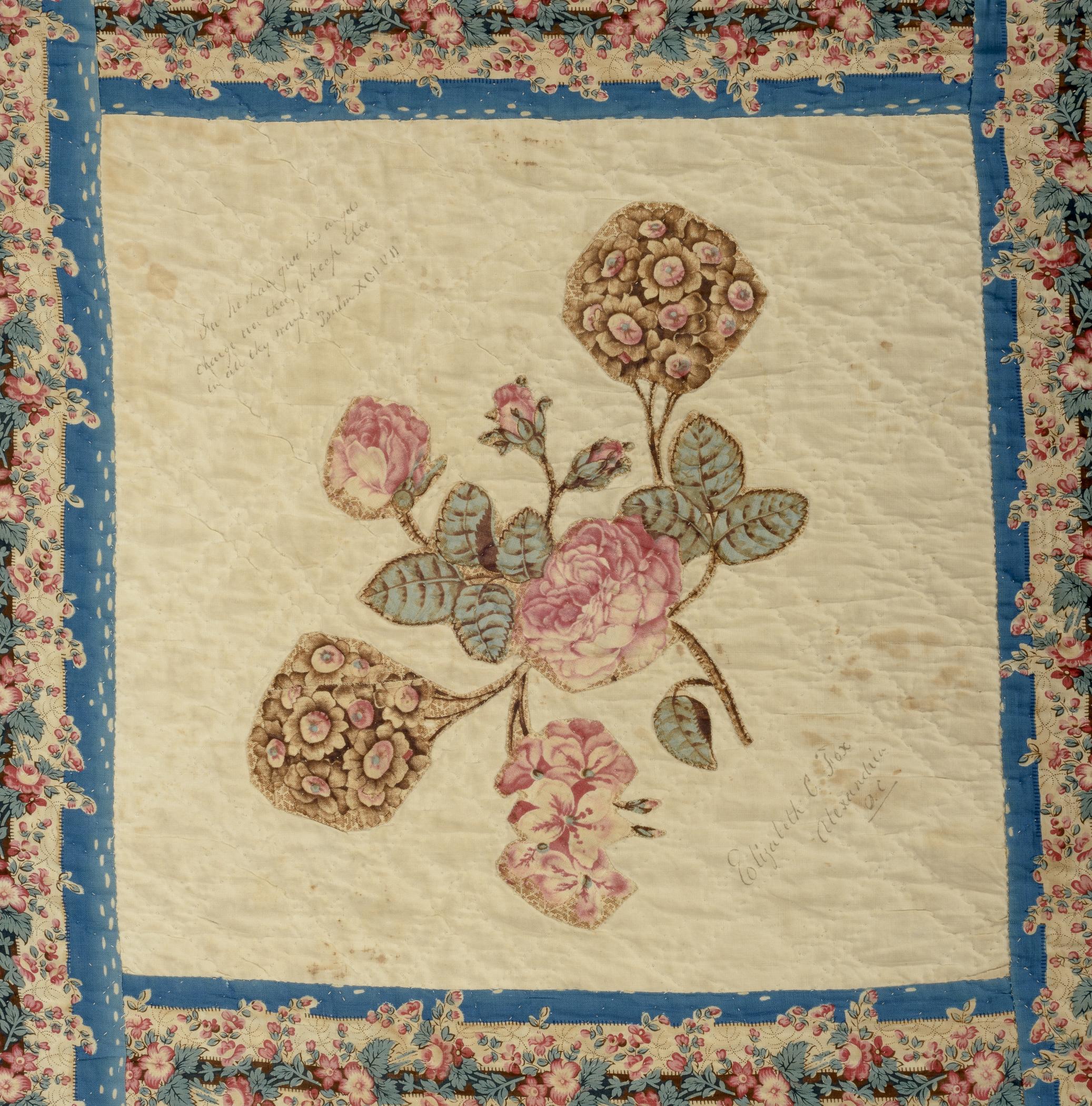 1983.0058 Quilt, detail 64