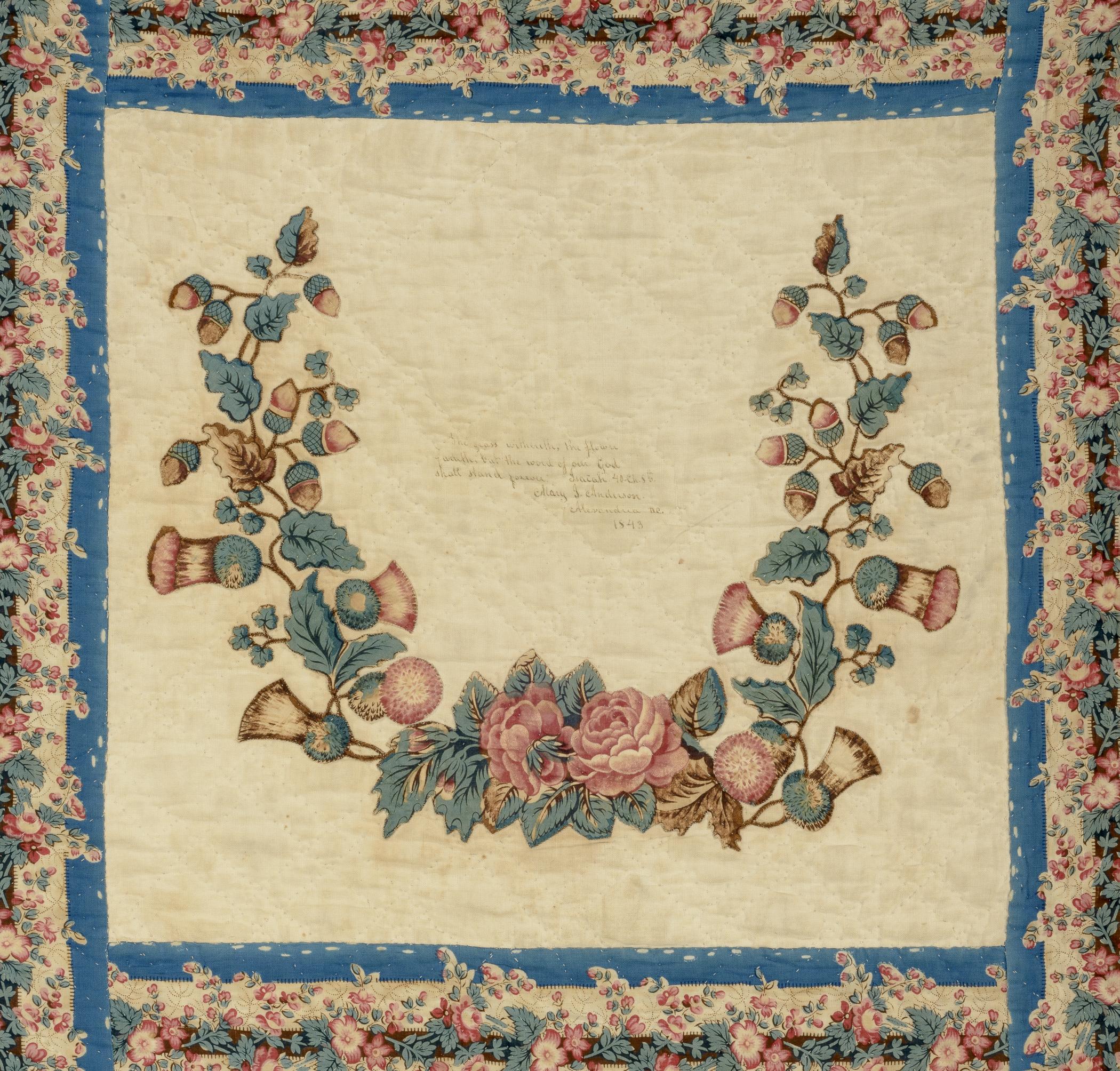 1983.0058 Quilt, detail 62