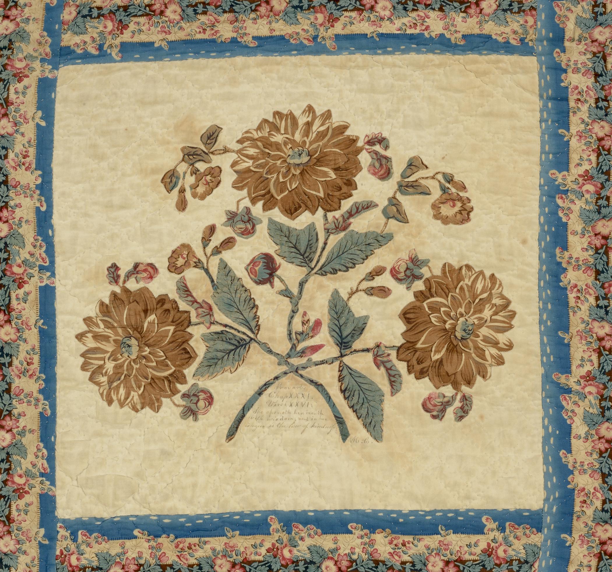 1983.0058 Quilt, detail 60