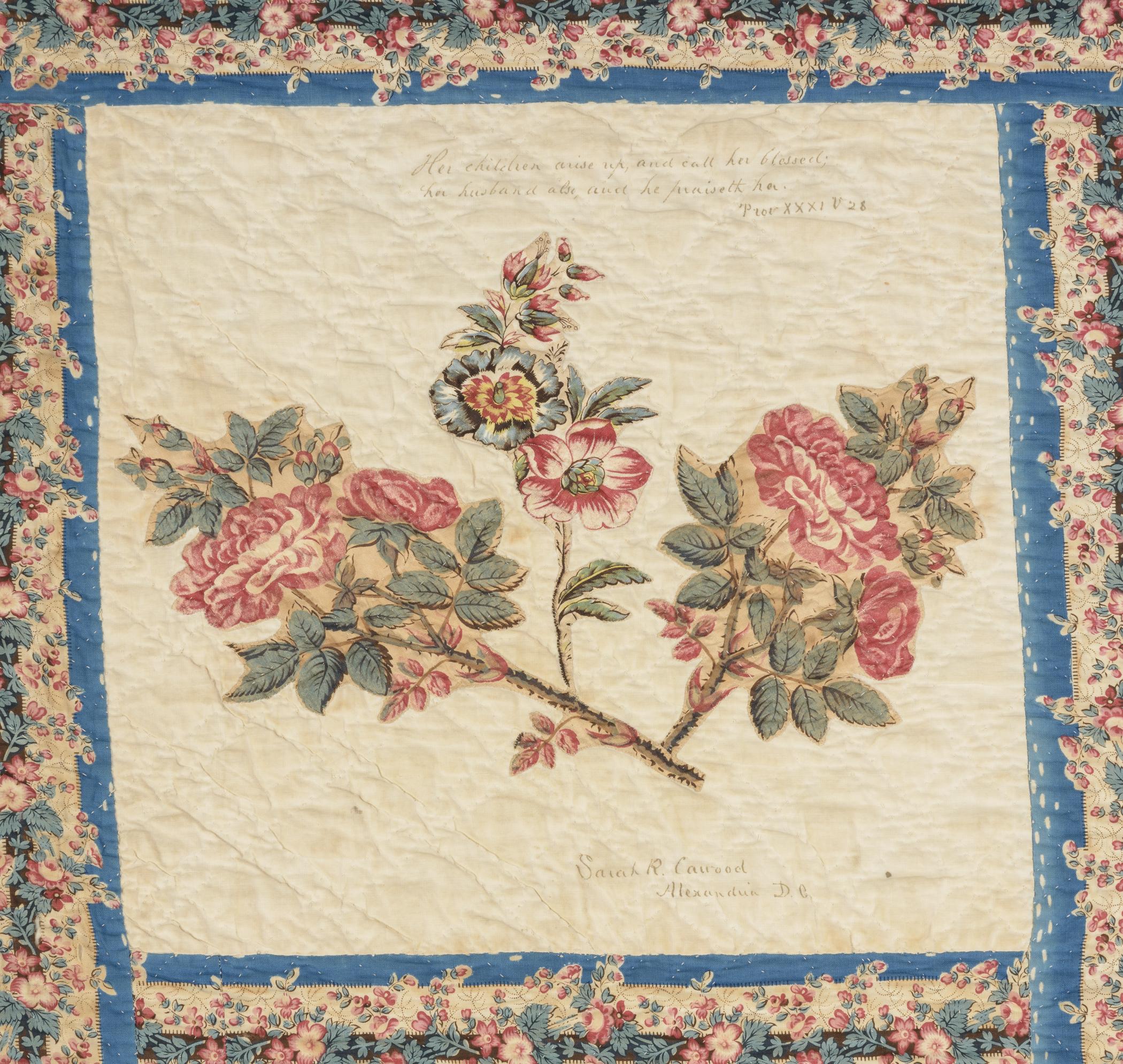 1983.0058 Quilt, detail 6