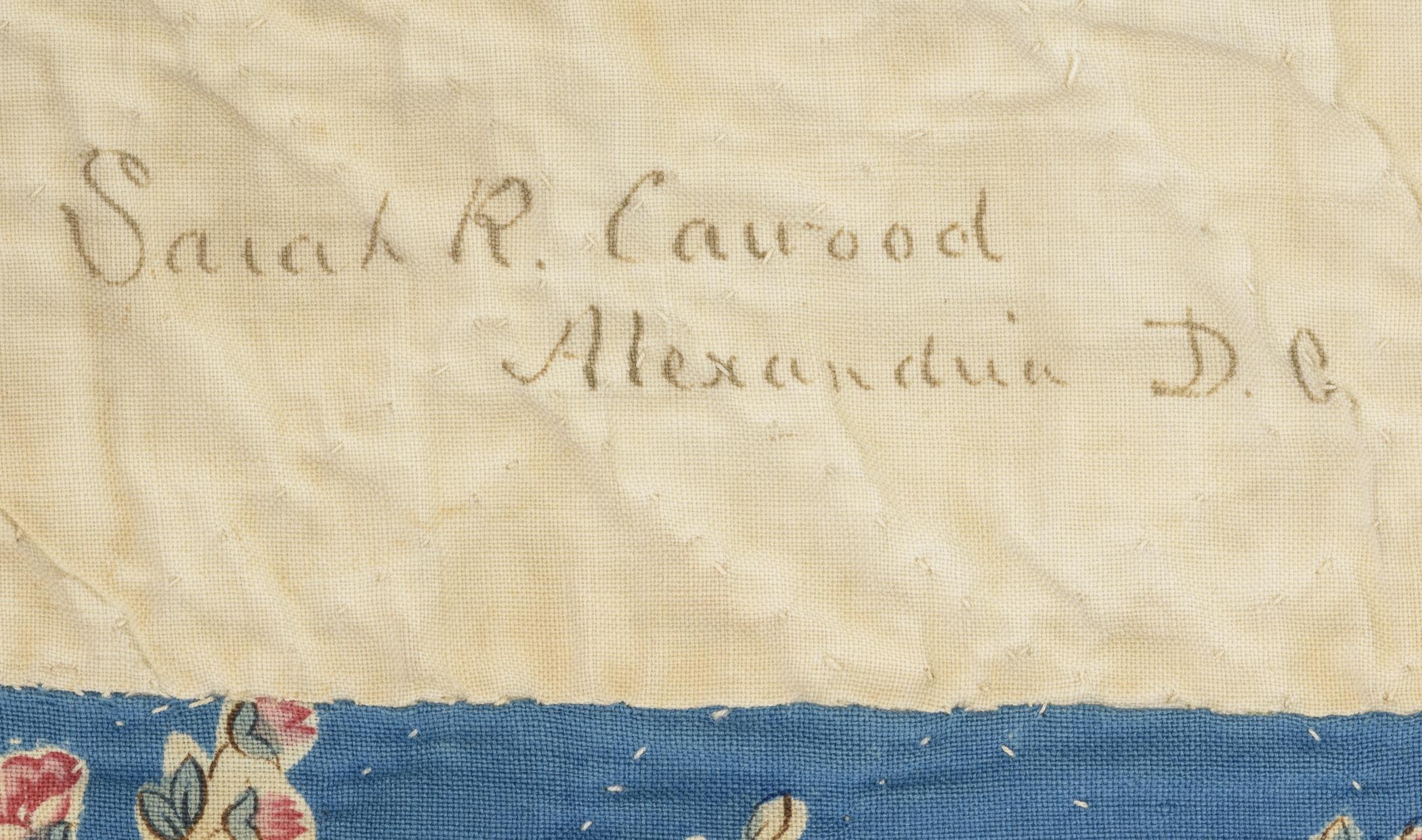 1983.0058 Quilt, detail 8