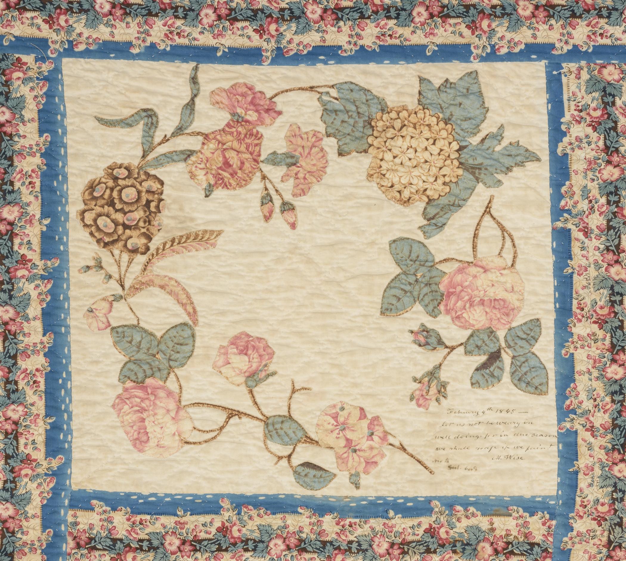 1983.0058 Quilt, detail 10