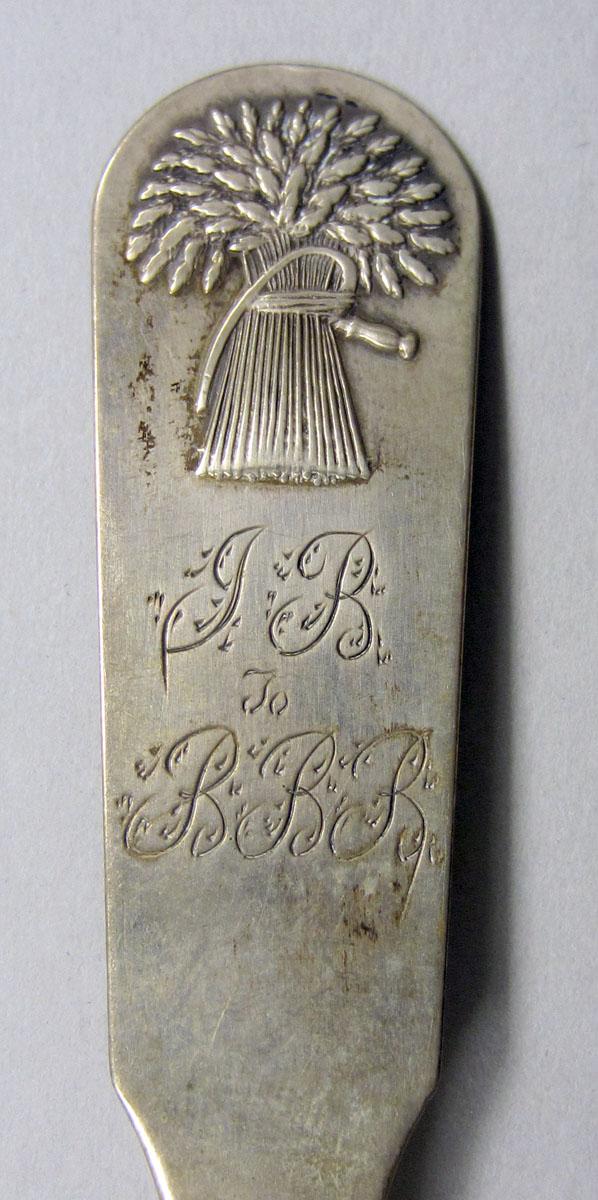 1957.1385 Silver Spoon engraving