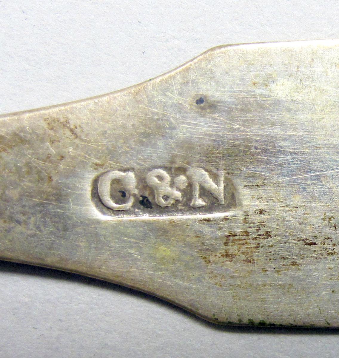 1957.1385 Silver Spoon mark