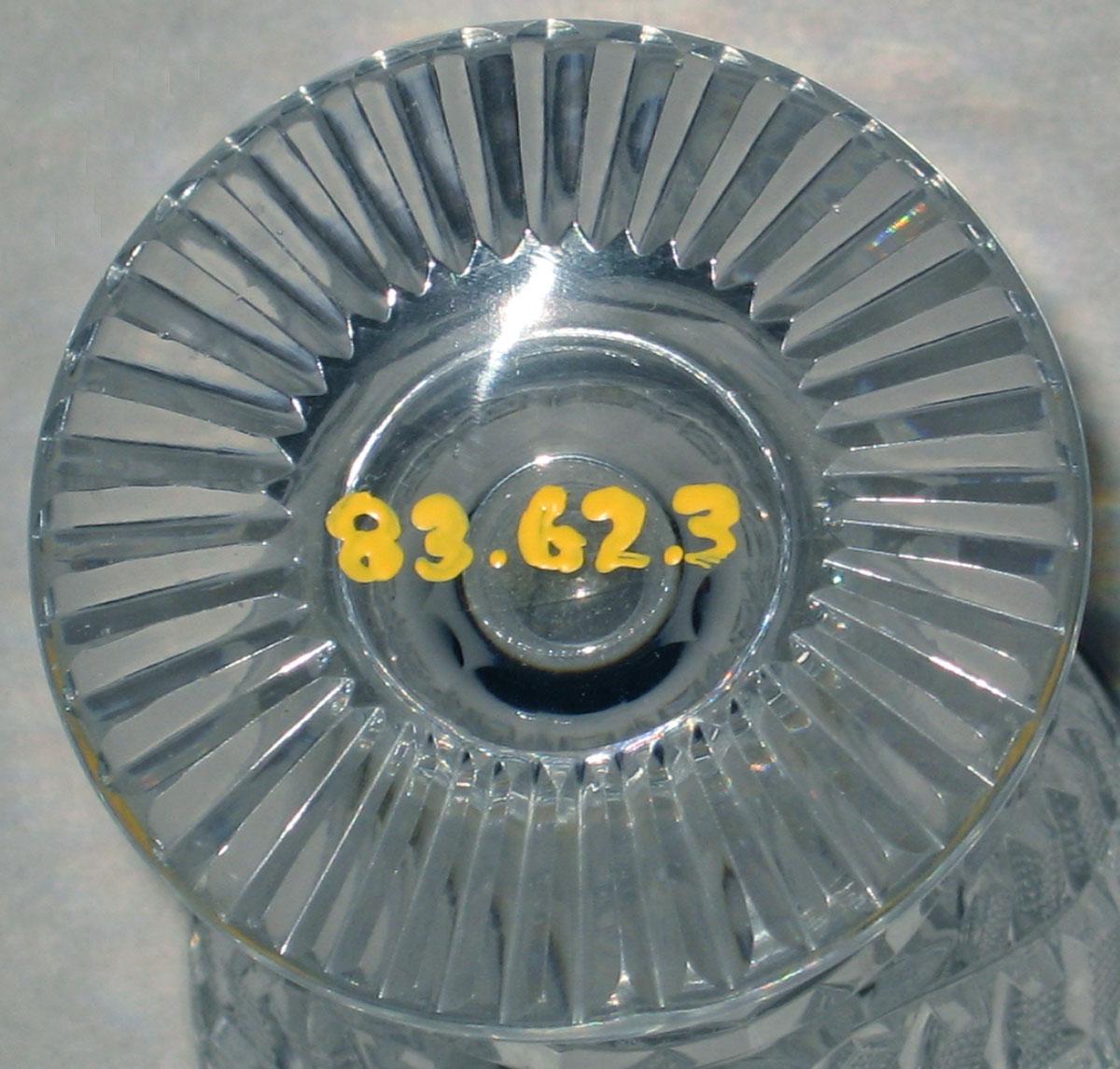1983.0062.003 Glass jelly glass (underside)