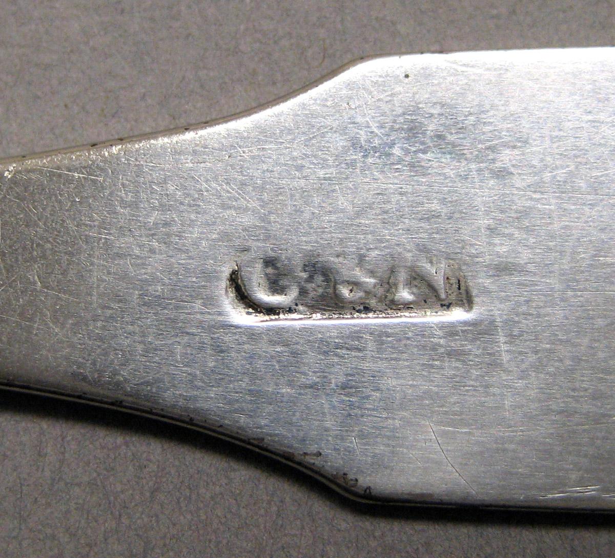 1957.1386 Silver Spoon mark