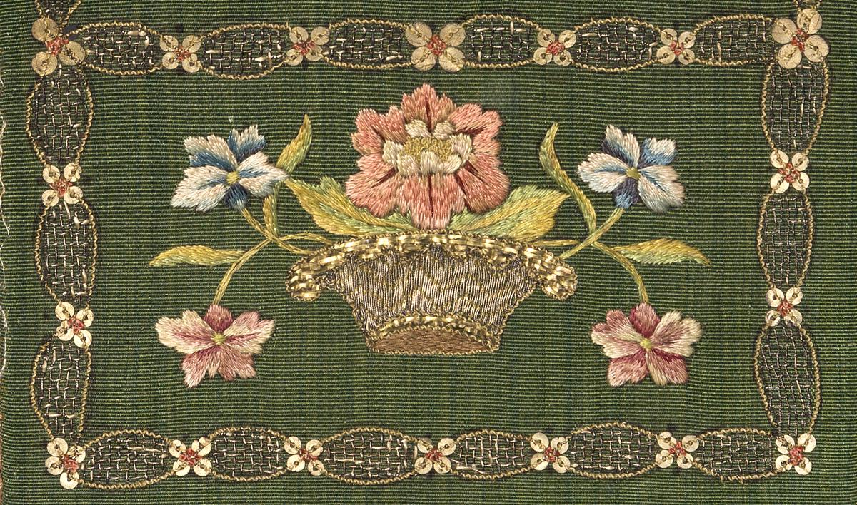 1983.0065 Pocketbook, Pattern Detail