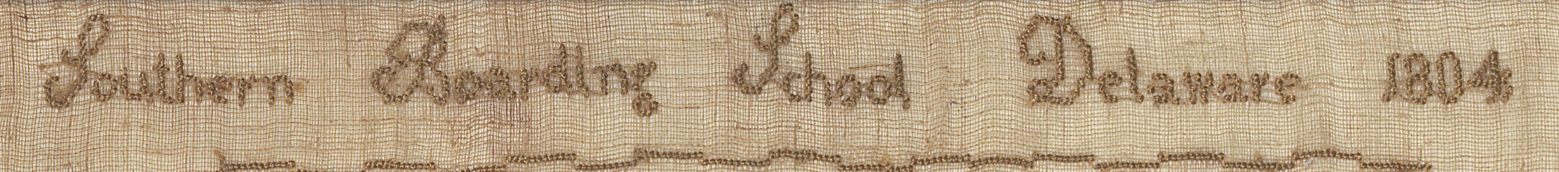 1983.0085 Sampler, Detail 2