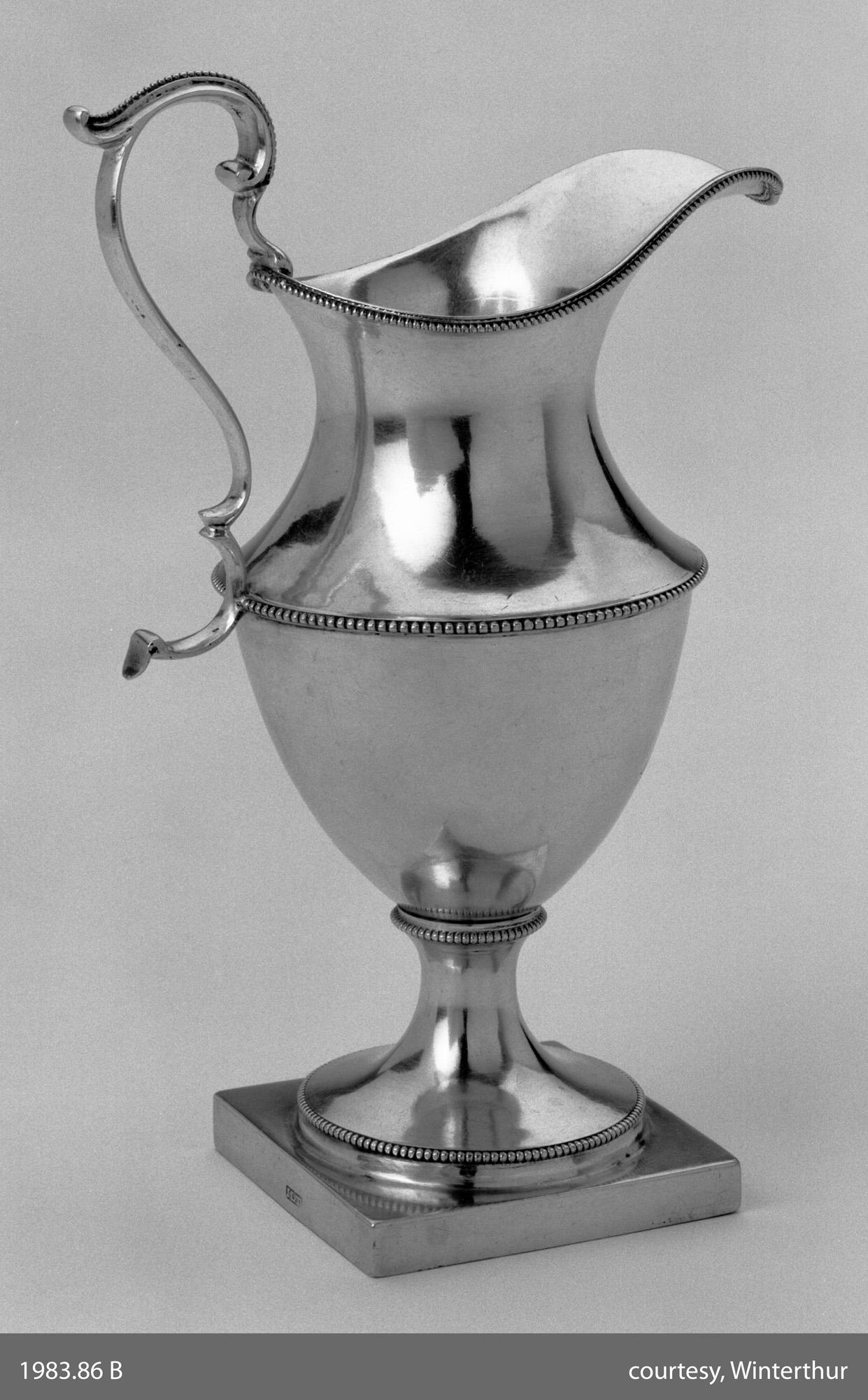 1983.0086 Cream Pot, Cream Jug