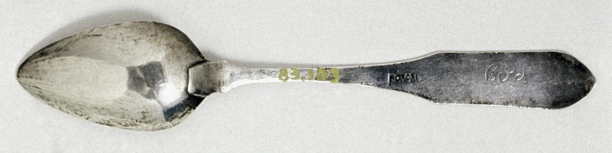 1983.0103 Spoon, Teaspoon, view 2