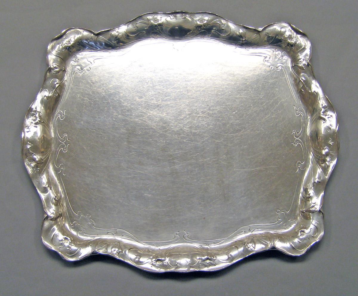 1983.0108.001 Silver Tray upper surface