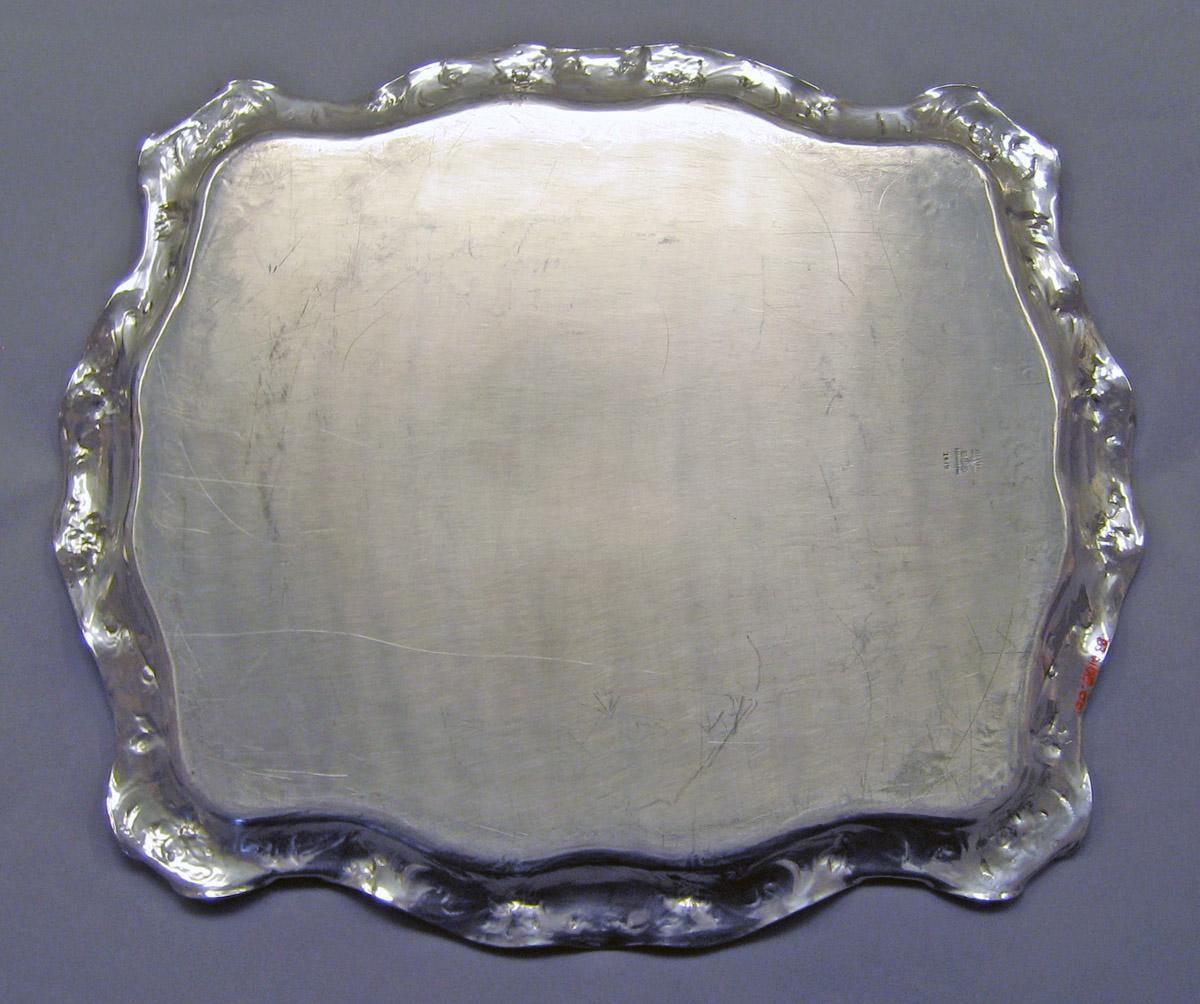 1983.0108.001 Silver Tray underside