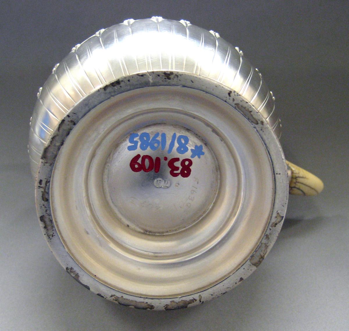 1983.0109 Silver Jug underside