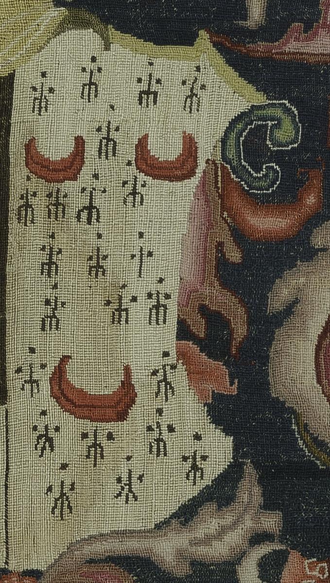 1957.1395 Coat of Arms, Detail 9