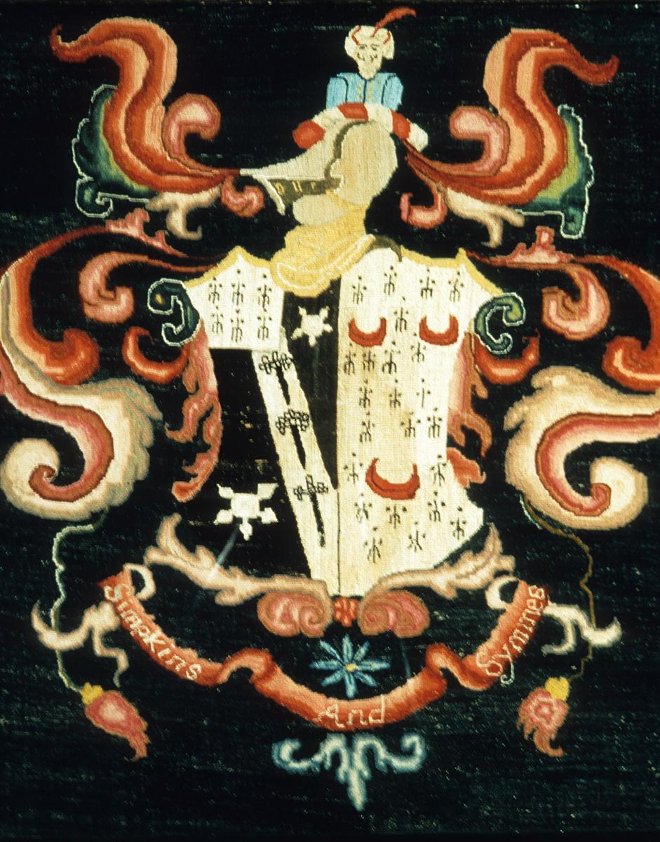 1957.1395 Needlework Coat of Arms