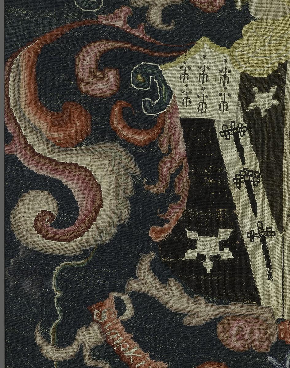 1957.1395 Coat of Arms, Detail 2