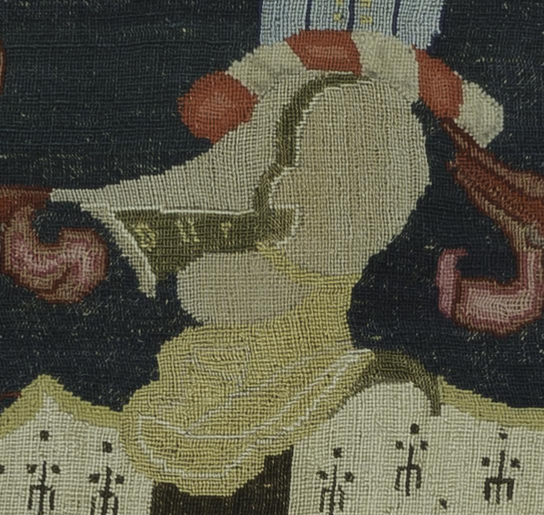 1957.1395 Coat of Arms, Detail 7