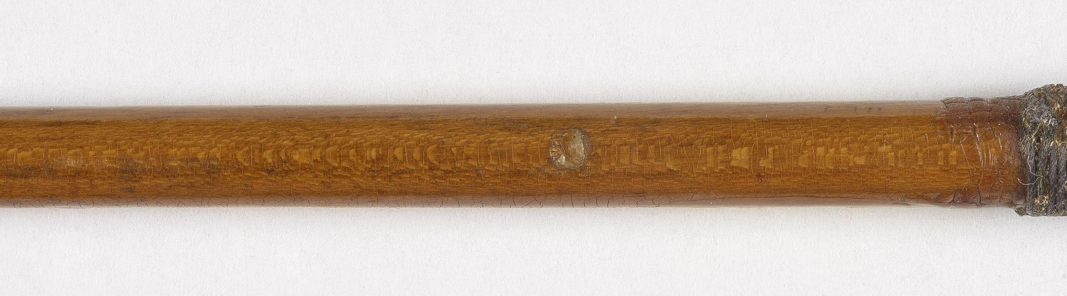 1983.0131 D Fishing rod, detail 2